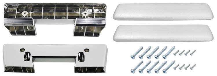 AK14WH Armrest Base/Pad Kit, Front, 1961-64 Pontiac A-Body/1964 A-Body