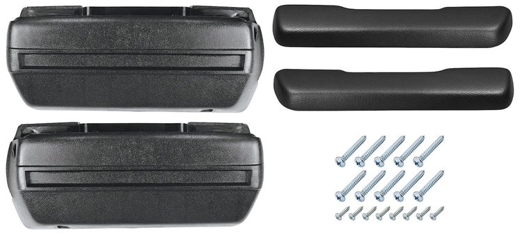 AK16 Front Armrest Base and Pad Kit for 1968-72 A-Body