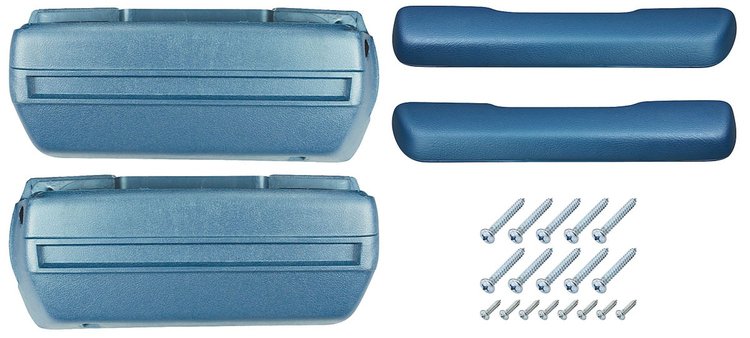AK16MB Armrest Base/Pad Kit, Front, 1968-72 A-Body