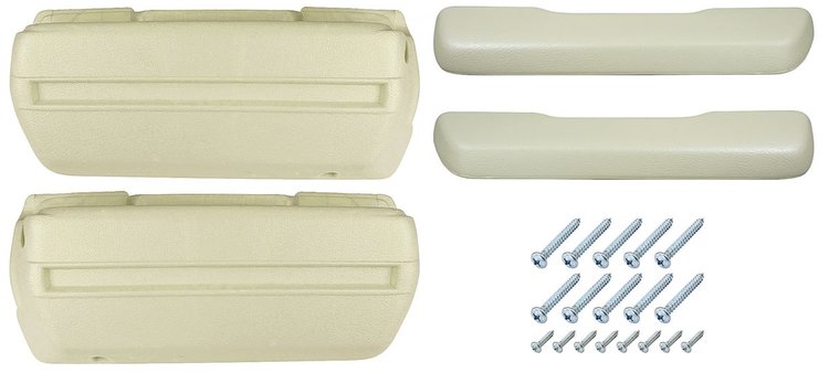 AK16PL Armrest Base/Pad Kit, Front, 1968-72 A-Body