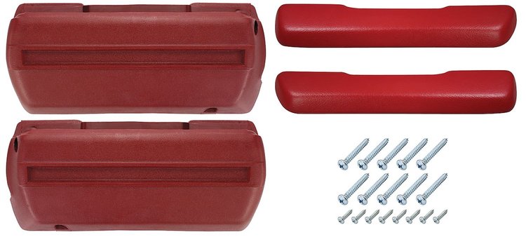 AK16RD69 Armrest Base/Pad Kit, Front, 1968-72 A-Body