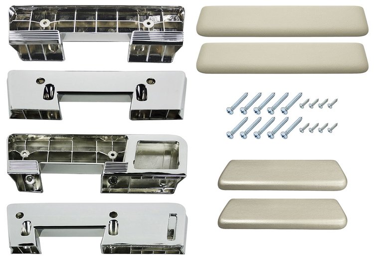 AK17FN Armrest Kit, Front/Rear, 1965-67 A-Body