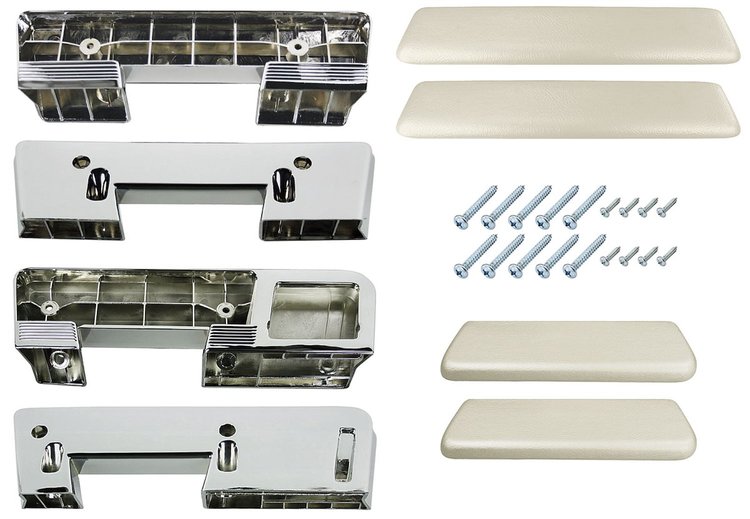 AK17PM65 Armrest Kit, Front/Rear, 1965-67 A-Body