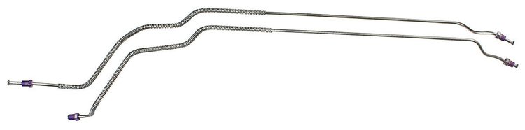 ARA6804-SS Brake Line, Rear Axle, 1968-72 Pontiac A-Body/1969-72 Grand Prix
