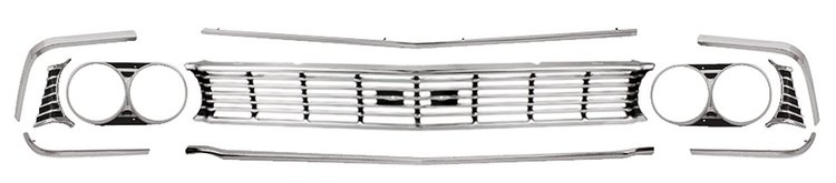 GRILLE KIT 1966 CHEVELLE