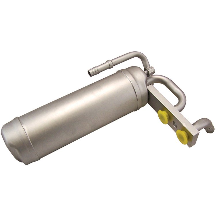 AC Muffler Assembly 1965-72 Pontiac R-12 Barb Fittings