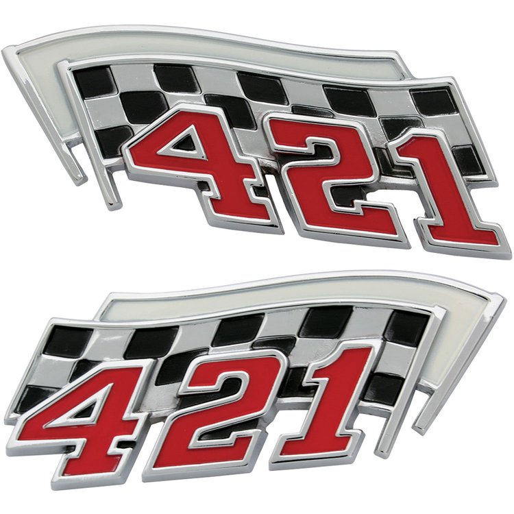 Emblem Fender 1962-64 Bonneville/Catalina/Grand Prix 421