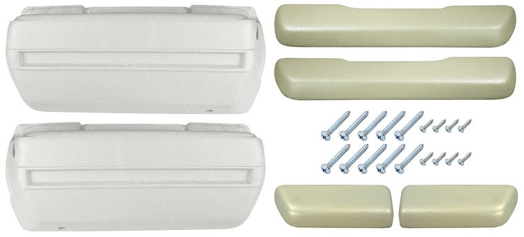 BK16PM Armrest Kit, 1968-69 Front Pads/Bases w/Rear Pads Only