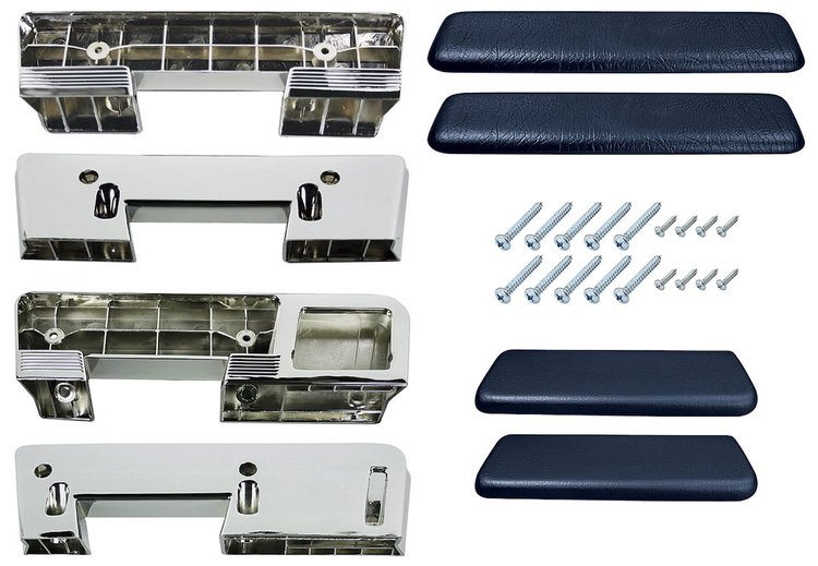 BK17DB Armrest Kit, Front/Rear, 1961-64 A-Body