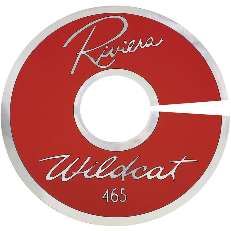 Decal 63 Riviera Air Cleaner 425 Wildcat 465 14 Clear Aluminum