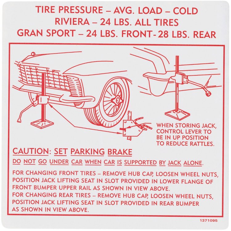 Decal 65 Riviera Jack Instruction GS