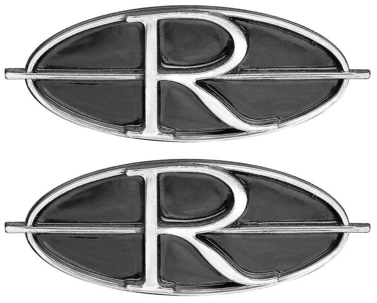 BR00873-PR Emblems, Tail Light Lens, 1964 Riviera, Pair