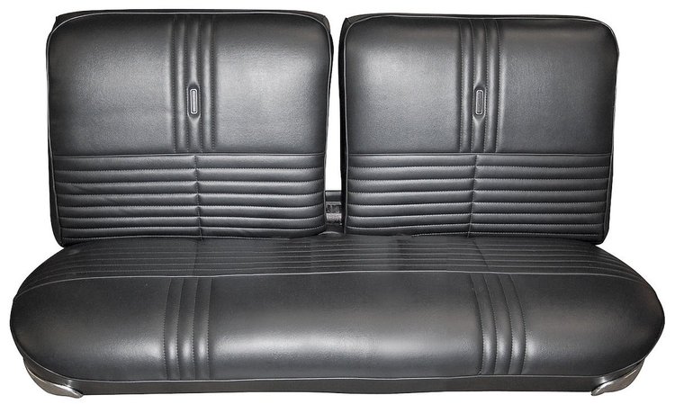 SEAT UPHOLSTERY 1968 BLAC