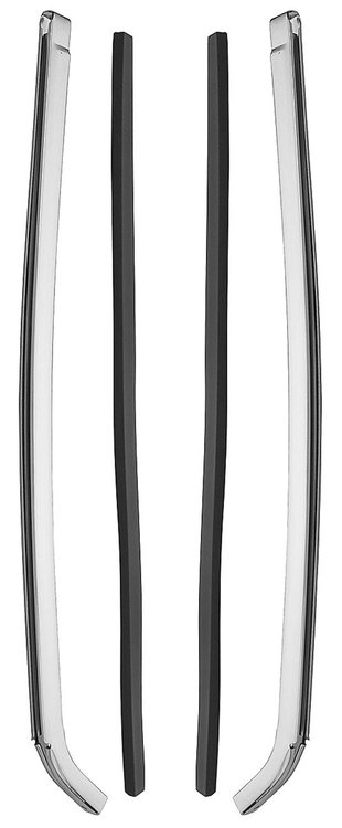 Molding Quarter window 1966-67 A-Body Convertible