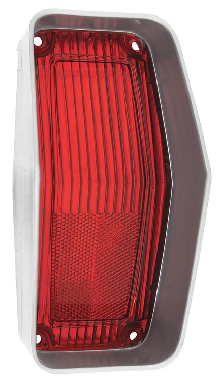 Lens Tail Lamp 1970 Cutlass S/442 w/ Silver Trim