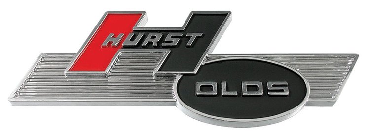 "Hurst/Olds" Fender & Trunk Emblem 1969-72 Cutlass