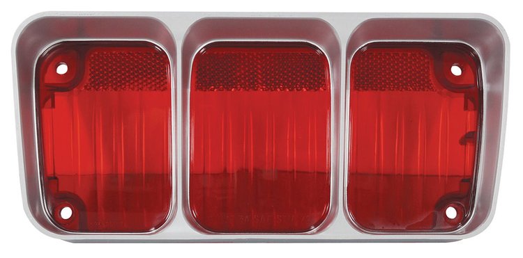 Tail Lamp Lens for 1972 Oldsmobile Cutlass, 442 Except Wagon [Lower, Outer]