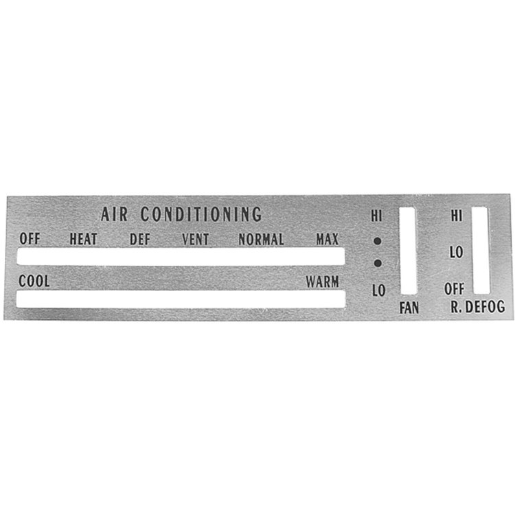Faceplate AC/Rear Defroster 1970 Oldsmobile
