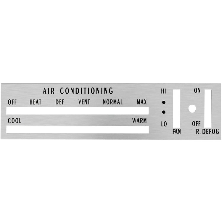 Faceplate AC/Rear Defroster 1971-72 Oldsmobile