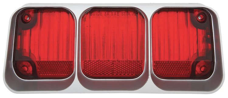 Tail Lamp Lens for 1972 Oldsmobile Cutlass, 442 [Upper, Outer]