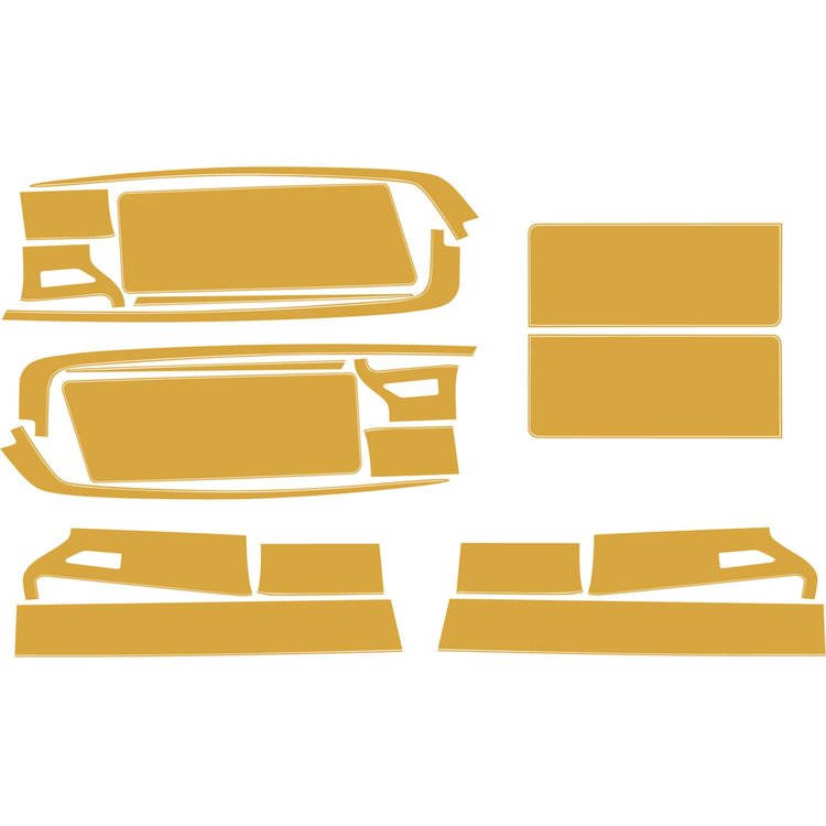Decal 72 Cutlass Body Stripe Kit Hurst Olds Reflective Gold