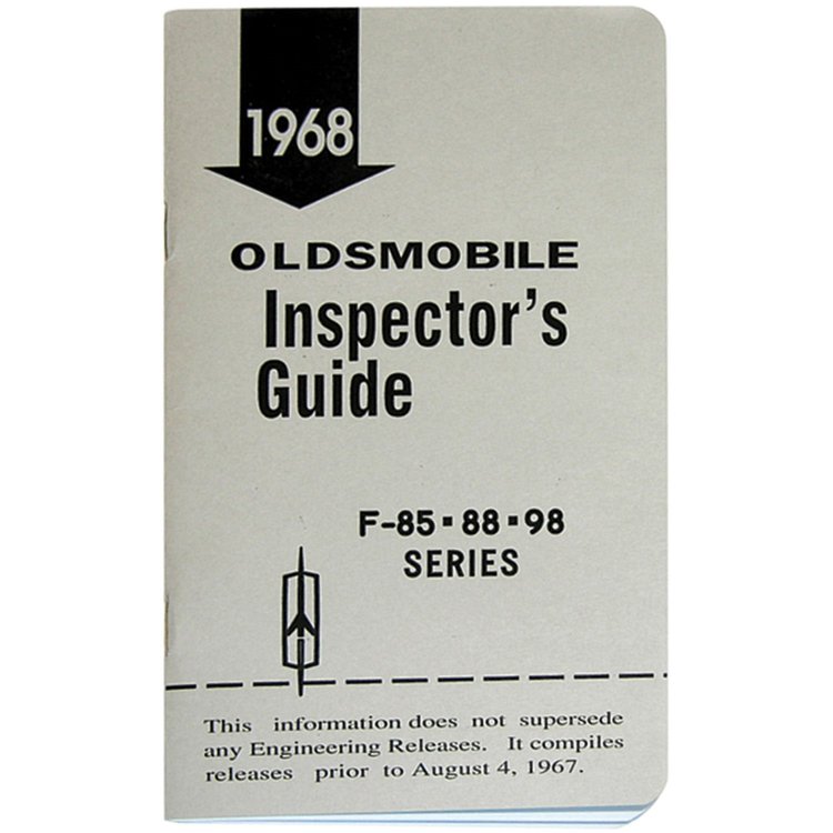 Book Inspector Guides 1968 Oldsmobile