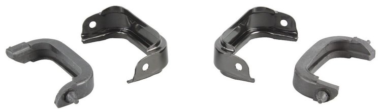 C240879 Saddles, Radiator, 1967-72 Cutlass, w/Insulators, 4-Row