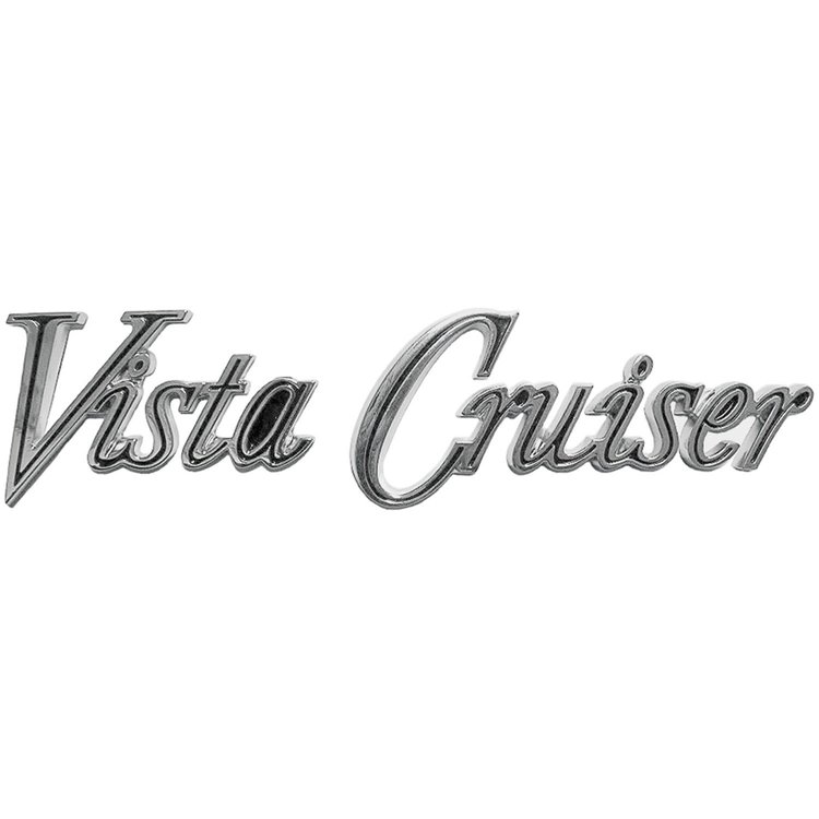 Emblem Fender 1970-72 Cutlass Vista Cruiser Script