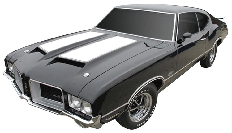 Decal Kit 1971 Cutlass W25 Body Stripes