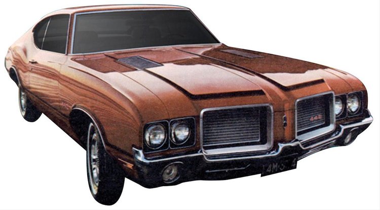 Decal Kit 1972 Cutlass Y73 Body Stripes