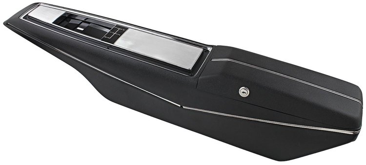 Center Console Kit Assembled for 1971-1972 Chevy Chevelle, El Camino with 4-Speed Transmission