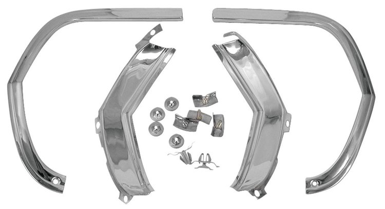 Fender Eyebrow Moldings 1965 Chevy Chevelle/El Camino