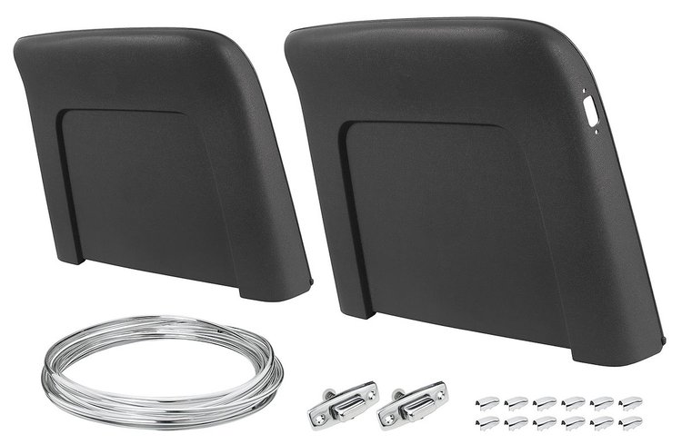 SEATBACK BUCKET KIT BLACK