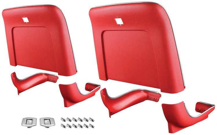 66-72 SEATBACK KIT WHITE