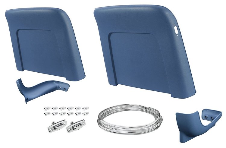 SEATBACK BUCKET MED BLUE