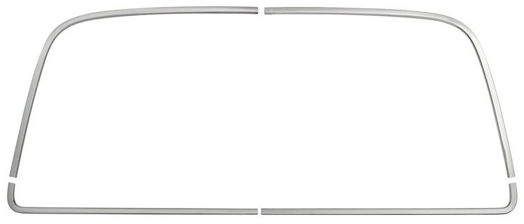 Rear Window Reveal Moldings 1968-72 Chevelle Coupe