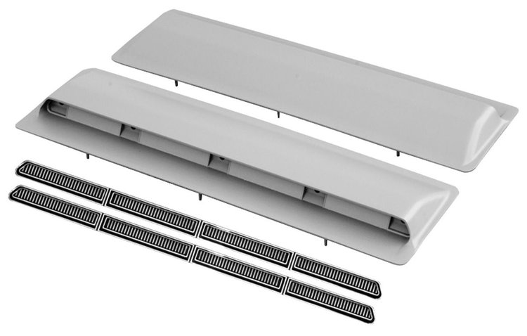 Hood Inserts With Housings 1966 Chevelle/El Camino SS