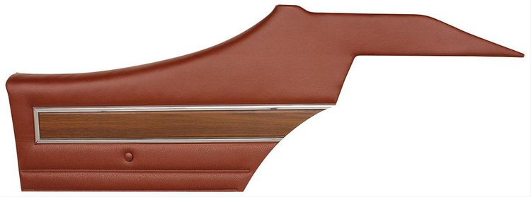 Side Panels 1971 Cutlass S Coupe Rear Assembled