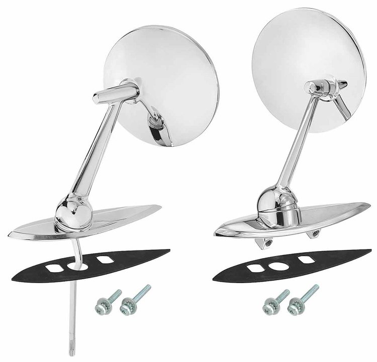 CA65149-PR Mirrors, Outside Rearview, 59-60 Cadillac, Pair