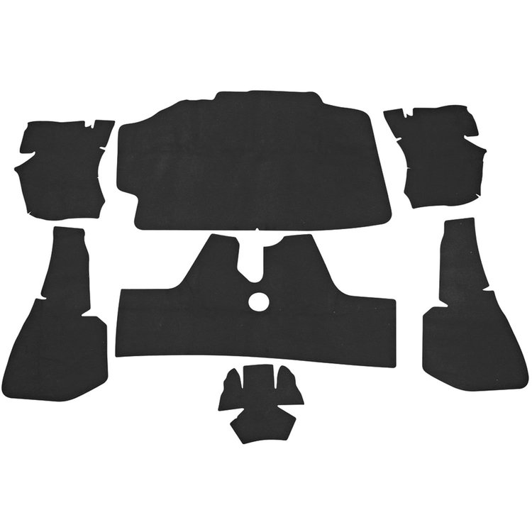 Trunk Mat Felt 1975-76 Cadillac Eldorado Hardtop Black