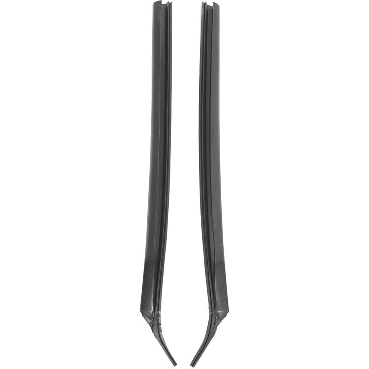 SoffSeal Quarter Window Vertical Weatherstrips 1965-1966 Cadillac Calais/DeVille, Pontiac Bonneville/Catalina 2-Door HT/Conv