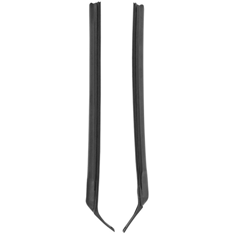 SoffSeal Quarter Window Vertical Weatherstrips 1967-1968 Cadillac Calais/DeVille, Pontiac Bonneville/Catalina/Grand Prix
