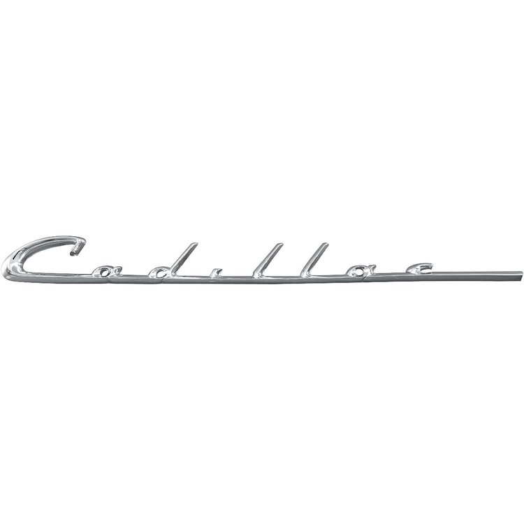 Emblem Fender 1954-55 Cadillac Script Except Eldorado