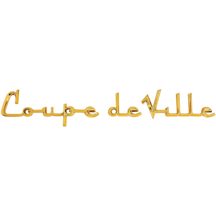 Emblem Fender 1956 Cadillac Coupe Deville Script
