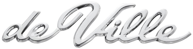 "DeVille" Script Quarter Panel Emblem 1965-1970 Cadillac