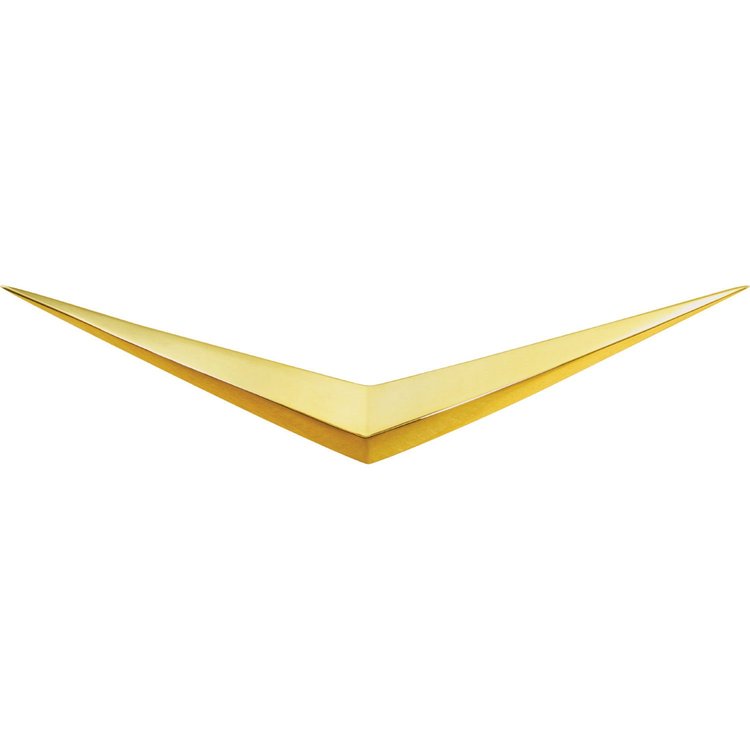 Emblem Trunk V 1957 Cadillac Eldorado Gold