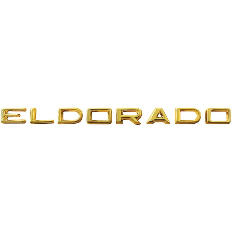 Emblem Trunk Letters 1958 Eldorado