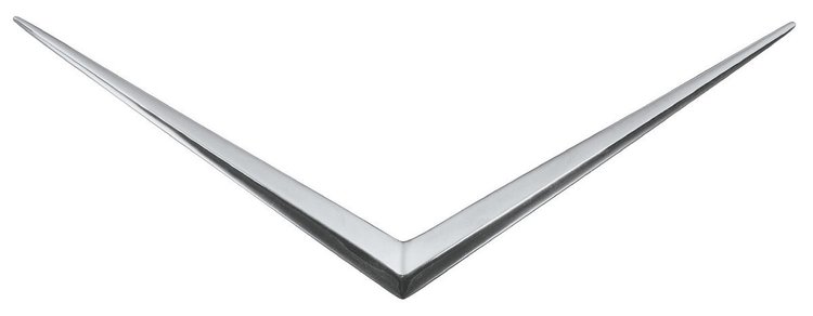 "V" Trunk Lid Emblem 1965-1966 Cadillac Calais/DeVille
