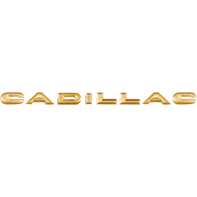 Emblem 1958 Cadillac Tail Fin Letters