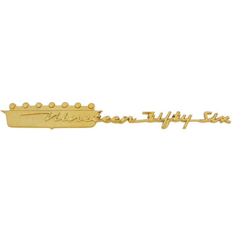 Emblem Dash Script 1956 Cadillac